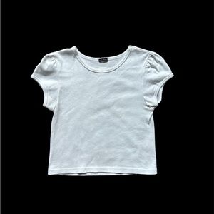 Brandy Melville: White Cropped Tee
